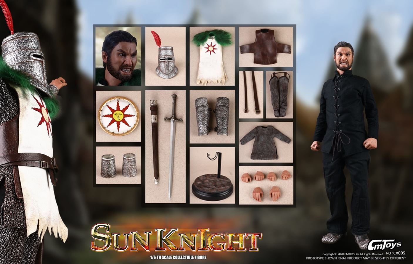 CM005 1/6 DIE-CAST ALLOY - SOLAR KNIGHT