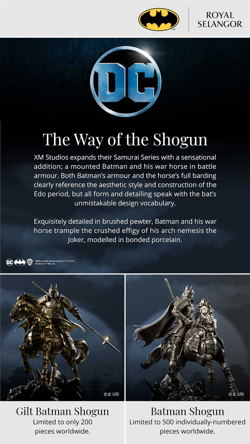 Royal Selangor Batman Shogun Pewter Ver