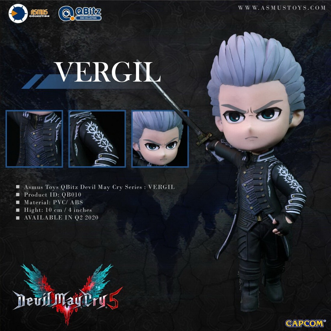 QBITZ DEVIL MAY CRY SERIES 5: VERGIL LIMITED ARTICULATION FIGURE