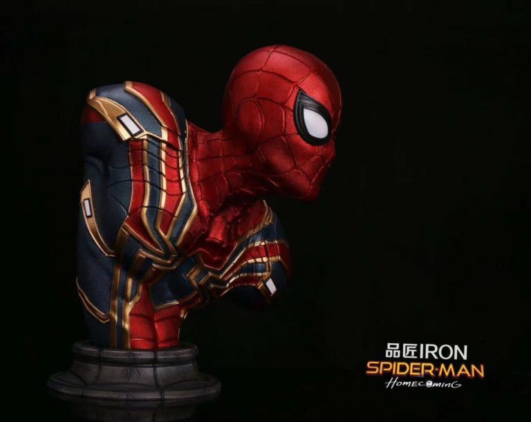 Iron Spiderman Bust