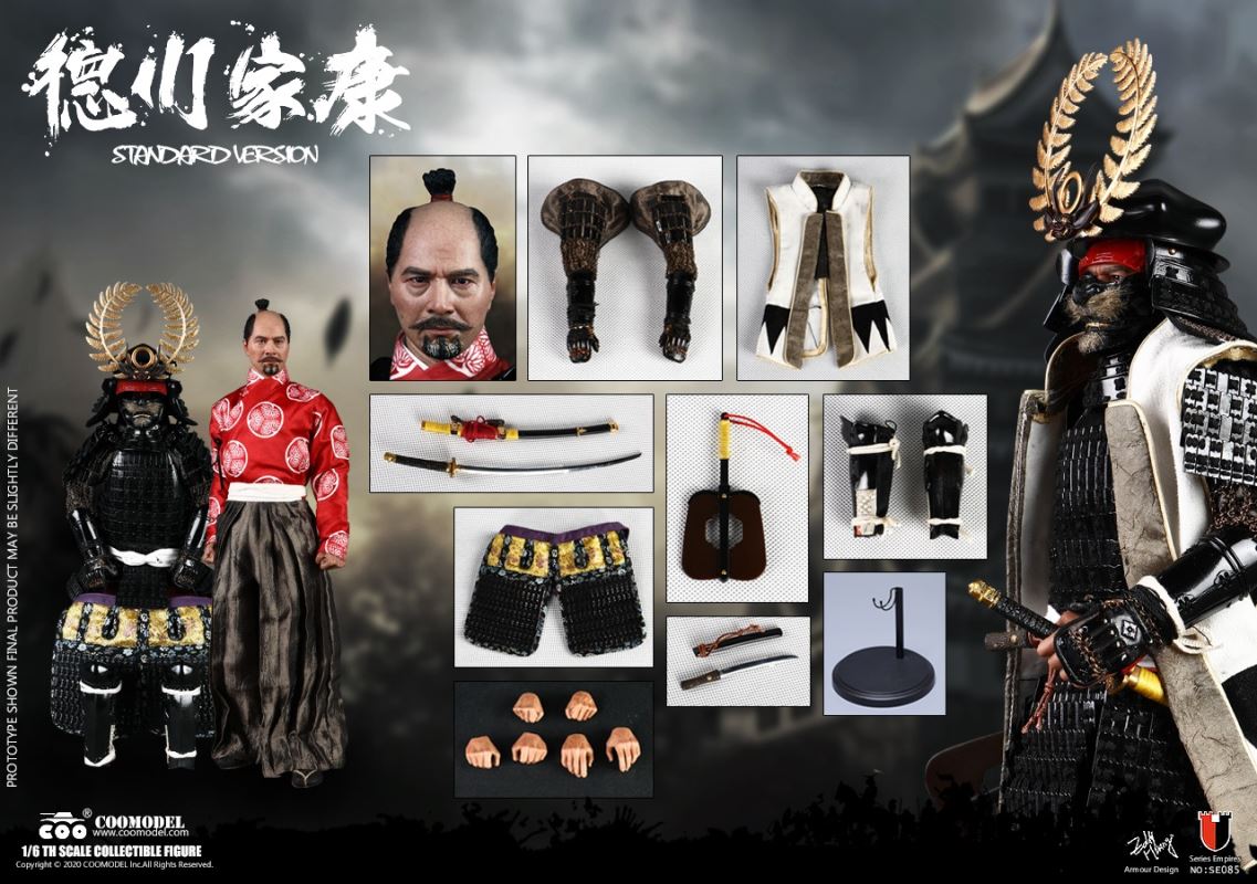 1/6 SERIES OF EMPIRES (DIECAST ALLOY) - SHOGUN TOKUGAWA IEYASU (STANDARD VERSION)