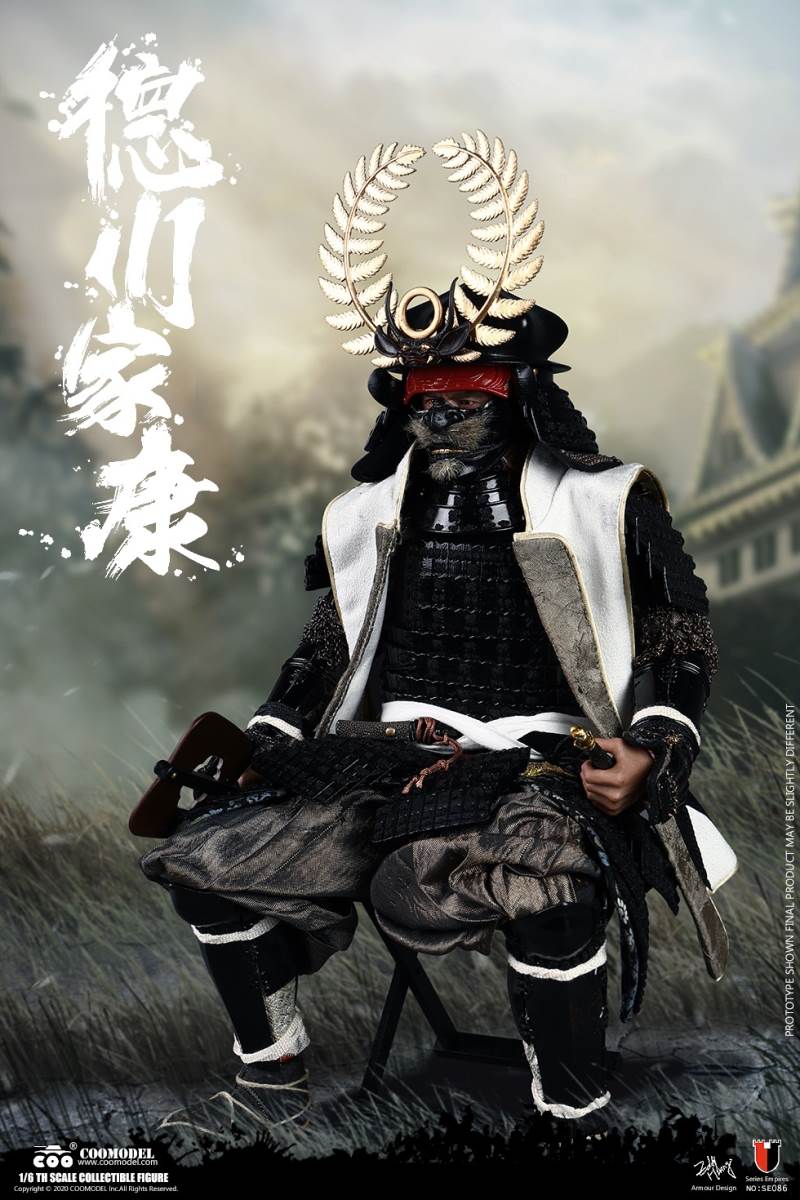 1/6 SERIES OF EMPIRES (DIECAST ALLOY) - SHOGUN TOKUGAWA IEYASU (EXCLUSIVE VERSION)
