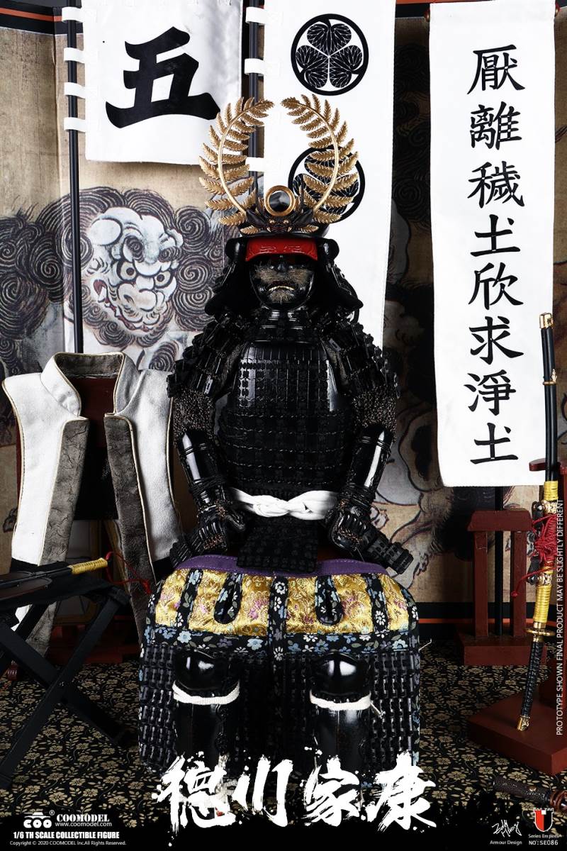 1/6 SERIES OF EMPIRES (DIECAST ALLOY) - SHOGUN TOKUGAWA IEYASU (EXCLUSIVE VERSION)