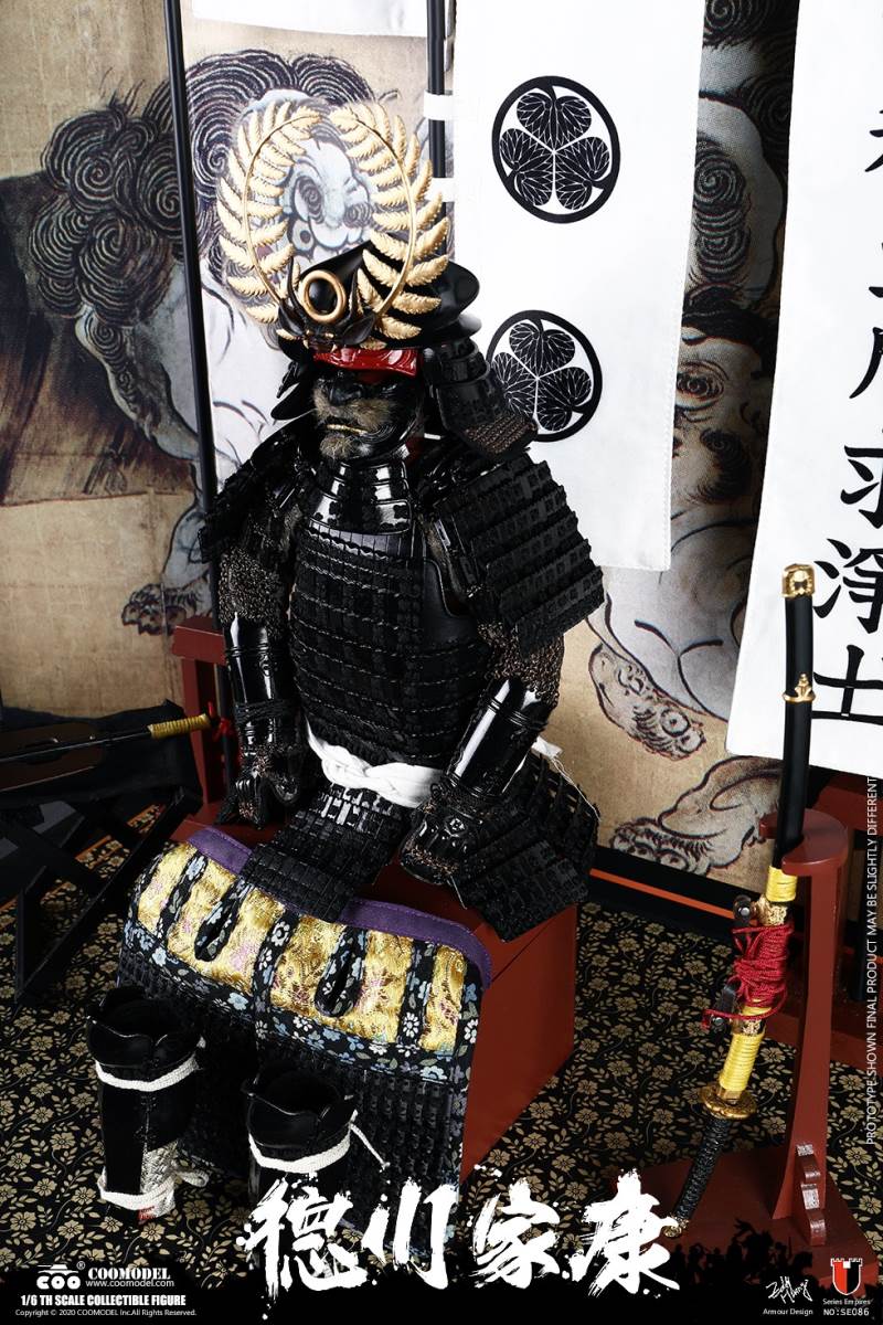1/6 SERIES OF EMPIRES (DIECAST ALLOY) - SHOGUN TOKUGAWA IEYASU (EXCLUSIVE VERSION)