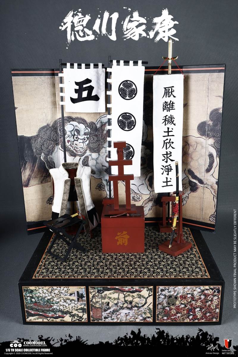 1/6 SERIES OF EMPIRES (DIECAST ALLOY) - SHOGUN TOKUGAWA IEYASU (EXCLUSIVE VERSION)