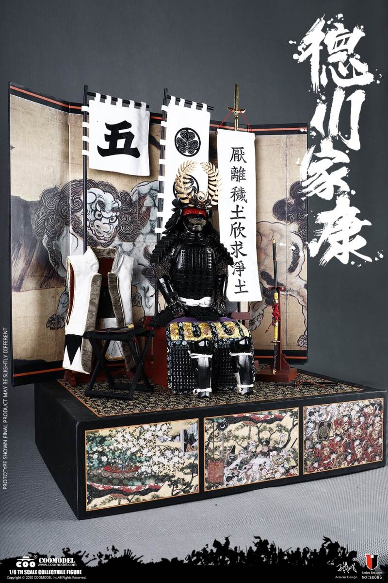 1/6 SERIES OF EMPIRES (DIECAST ALLOY) - SHOGUN TOKUGAWA IEYASU (EXCLUSIVE VERSION)
