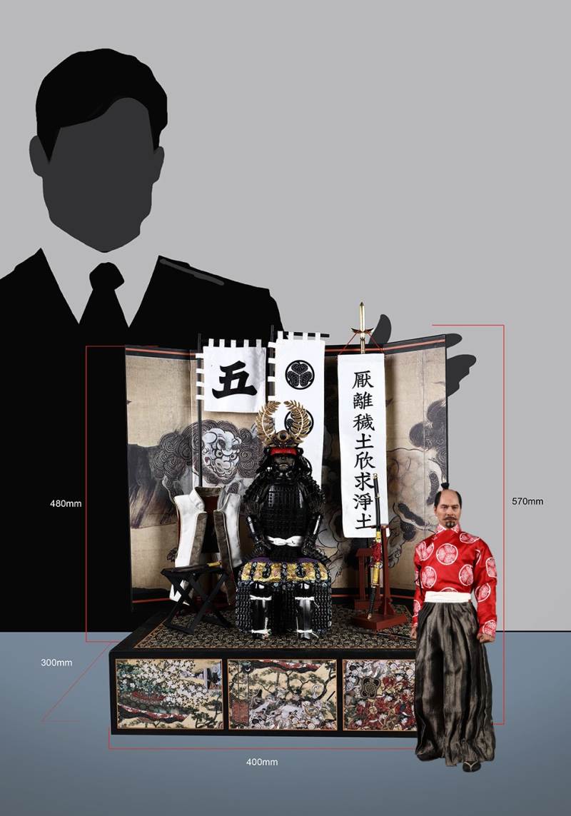 1/6 SERIES OF EMPIRES (DIECAST ALLOY) - SHOGUN TOKUGAWA IEYASU (EXCLUSIVE VERSION)