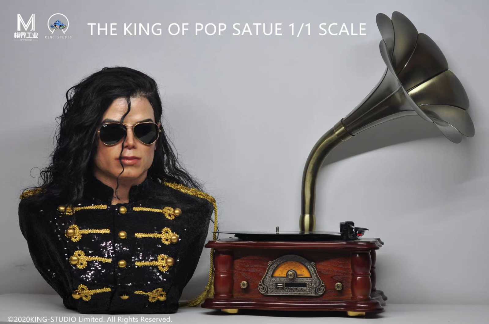 1/1 scale Michael Jackson Bust