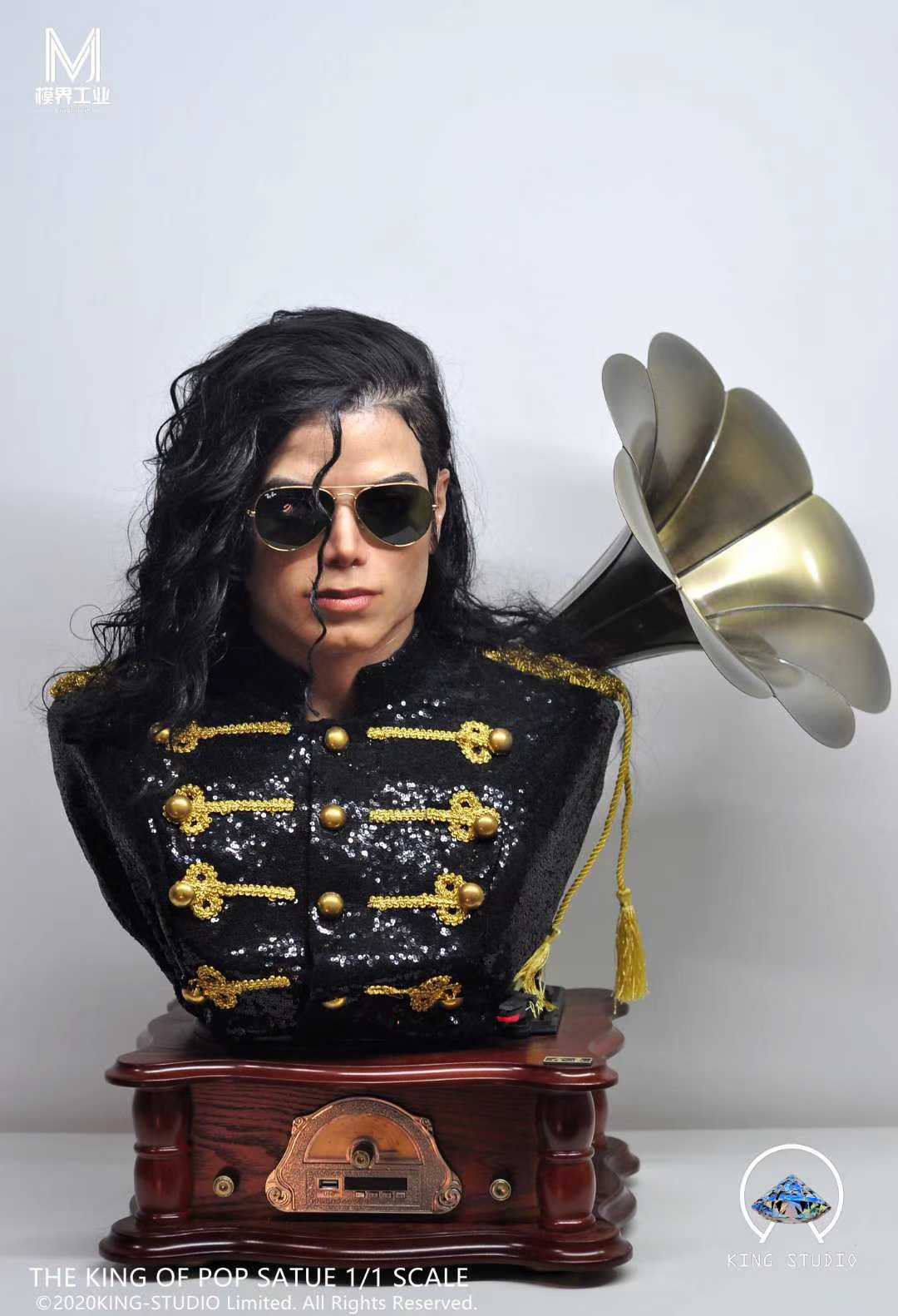 1/1 scale Michael Jackson Bust