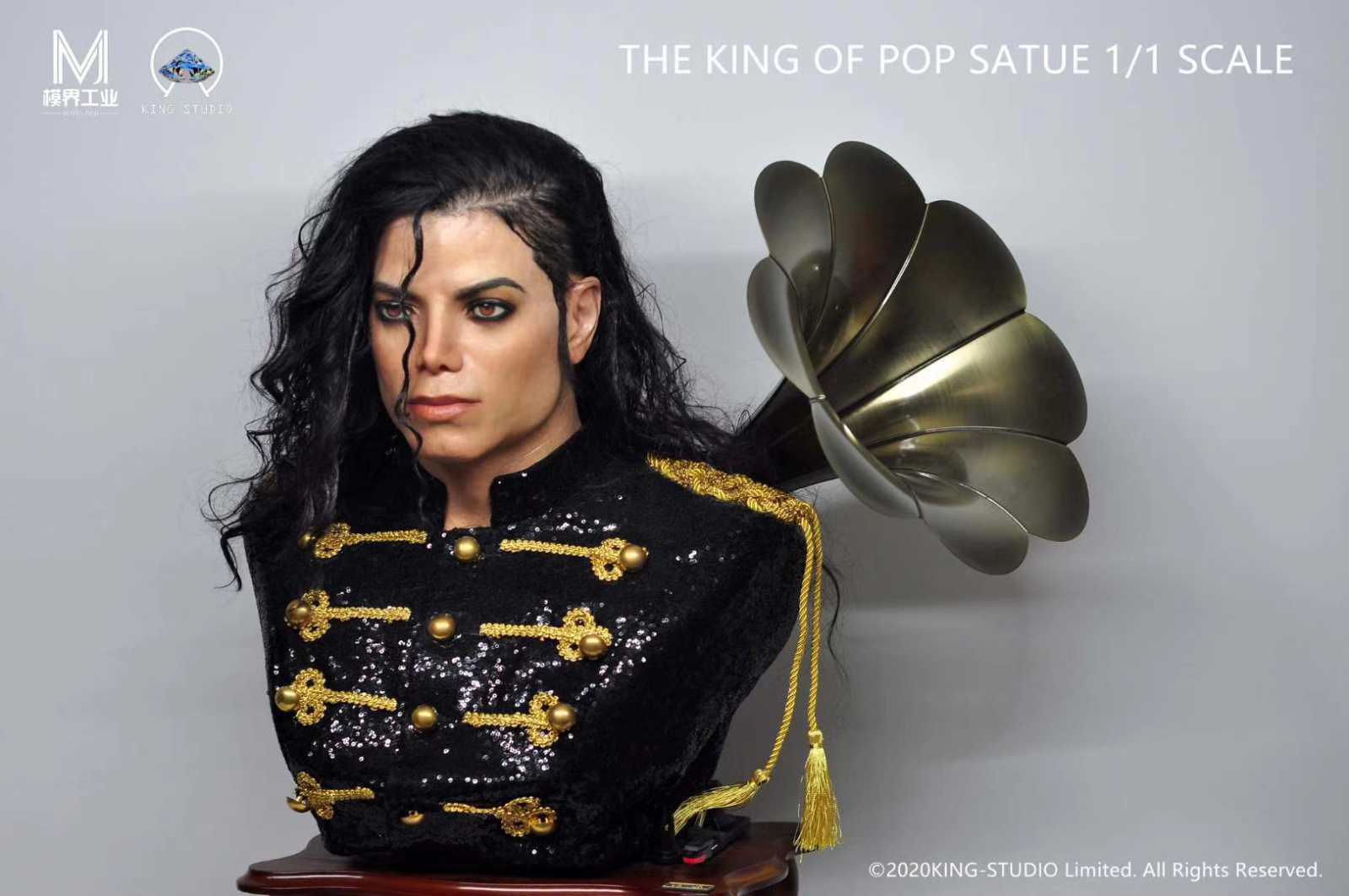 1/1 scale Michael Jackson Bust