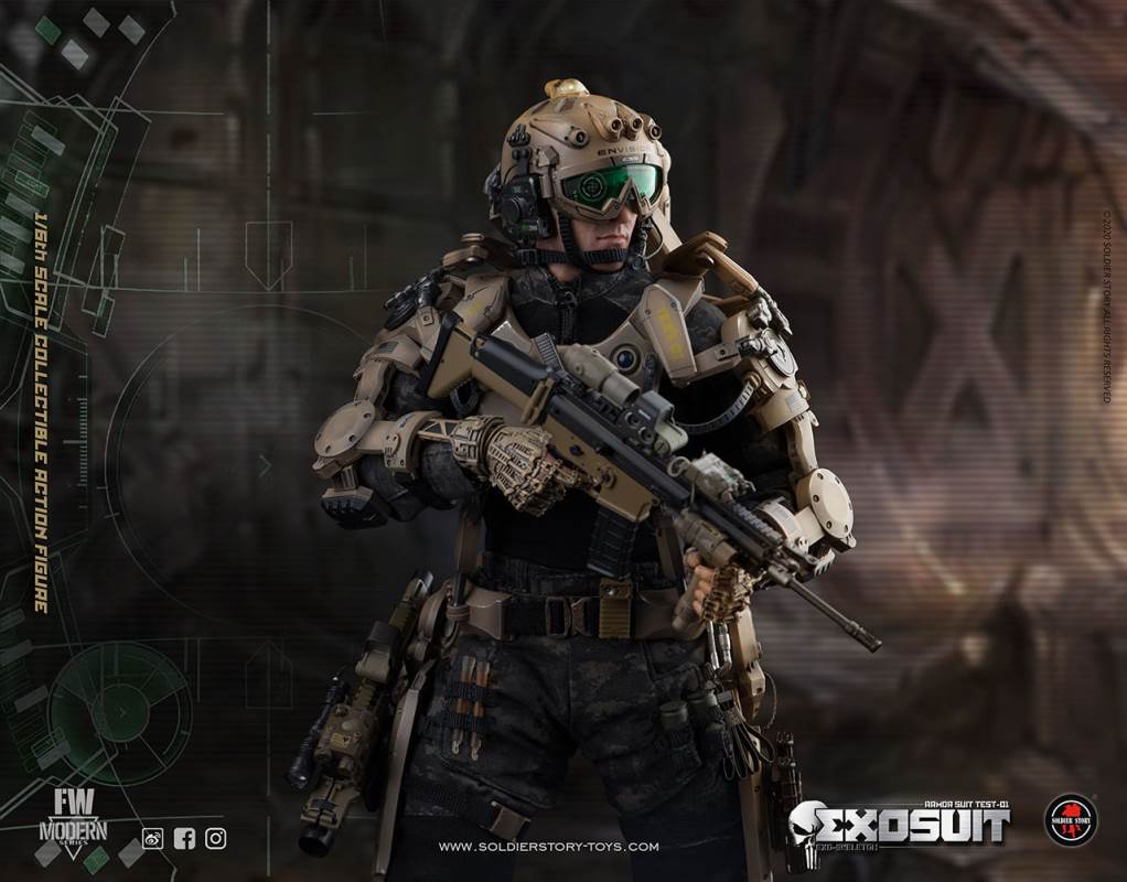 1/6 Individual Soldier Exoskeleton Armored Suit - Prototype-01