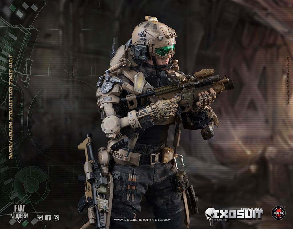 1/6 Individual Soldier Exoskeleton Armored Suit - Prototype-01
