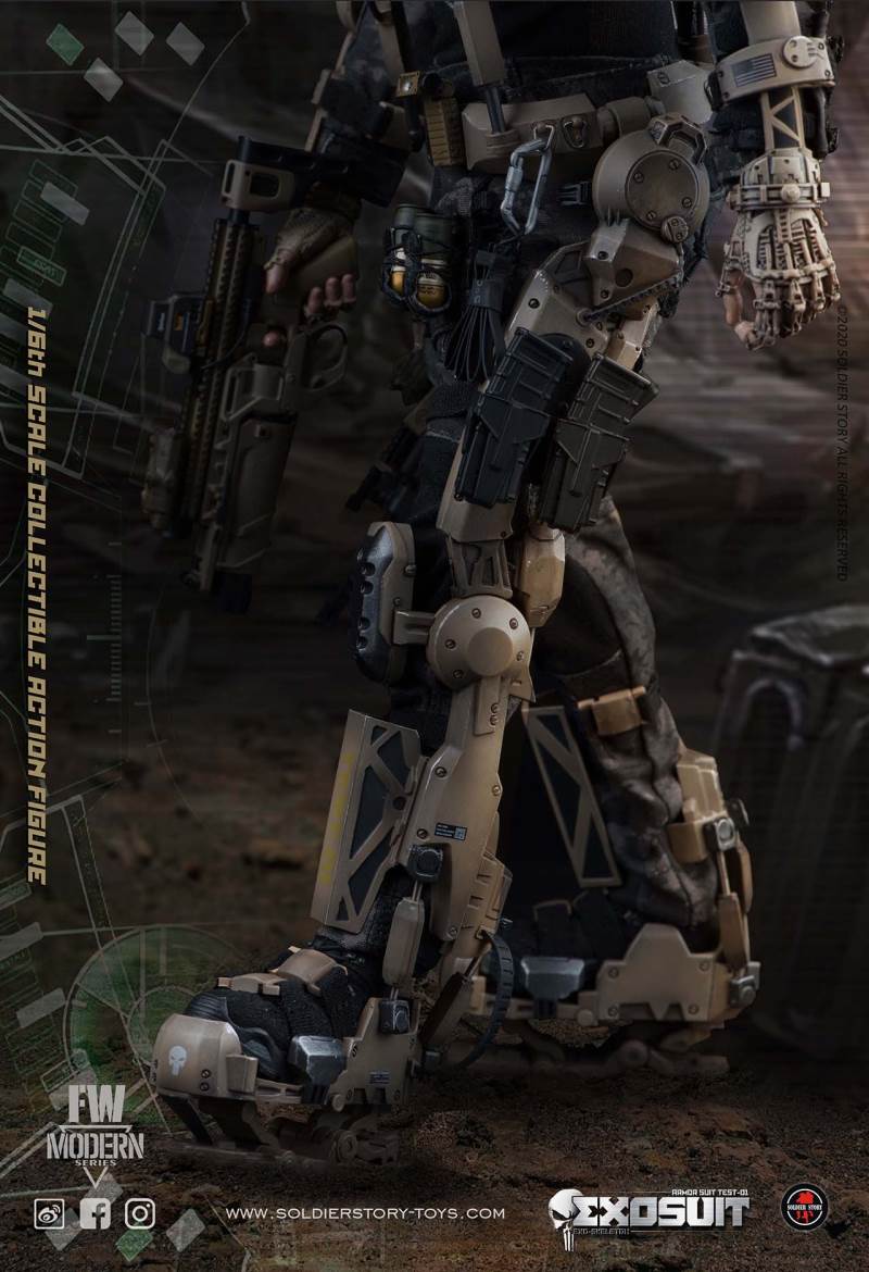 1/6 Individual Soldier Exoskeleton Armored Suit - Prototype-01