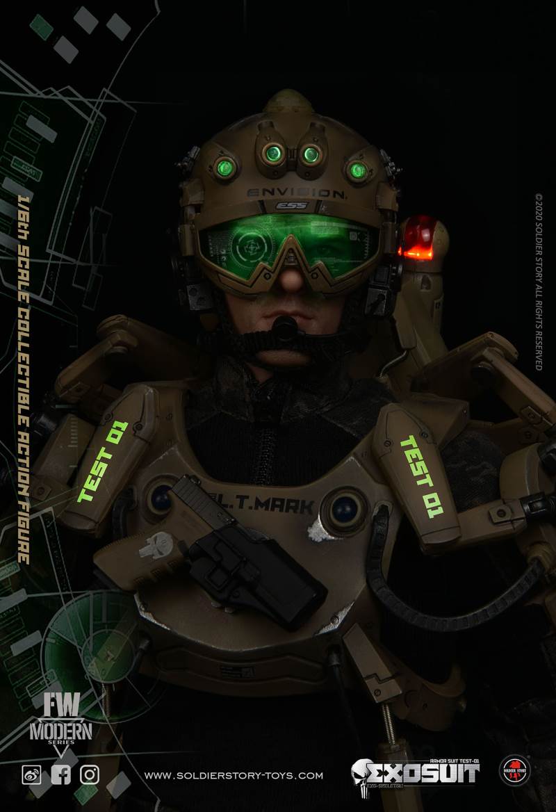 1/6 Individual Soldier Exoskeleton Armored Suit - Prototype-01