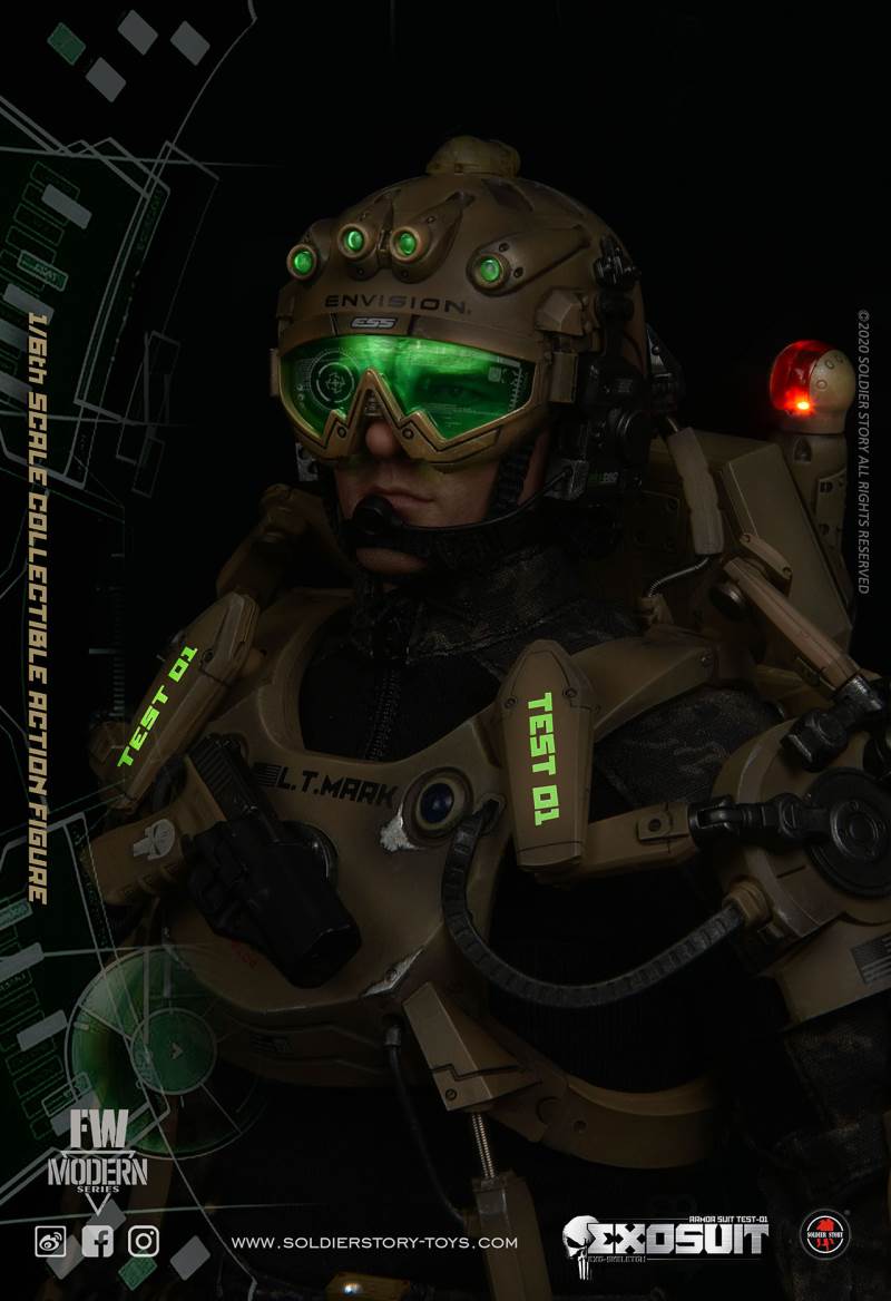 1/6 Individual Soldier Exoskeleton Armored Suit - Prototype-01