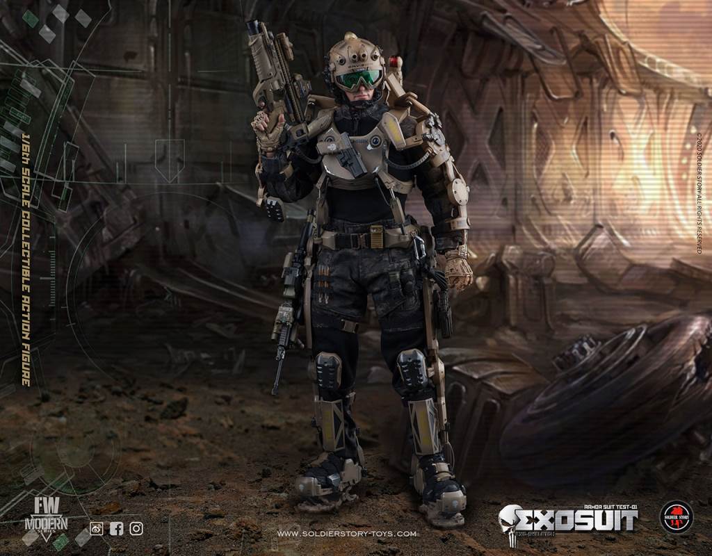 1/6 Individual Soldier Exoskeleton Armored Suit - Prototype-01