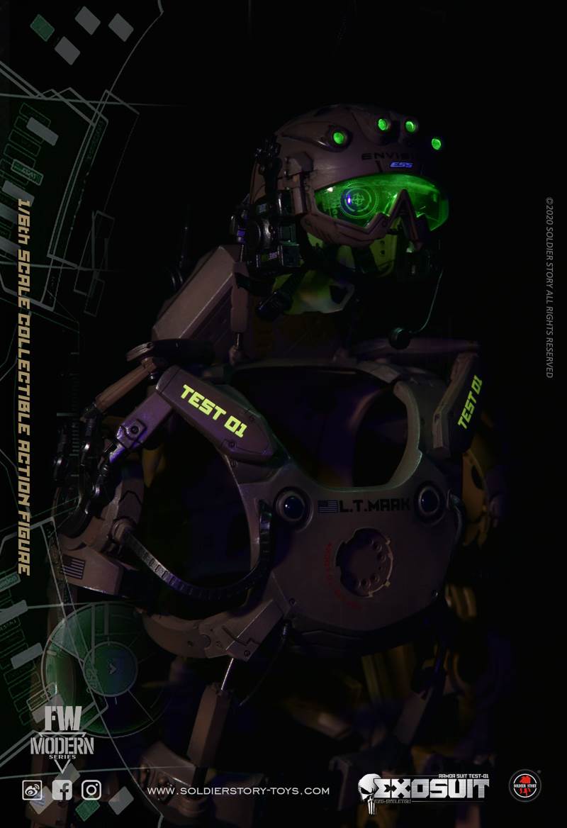1/6 Individual Soldier Exoskeleton Armored Suit - Prototype-01