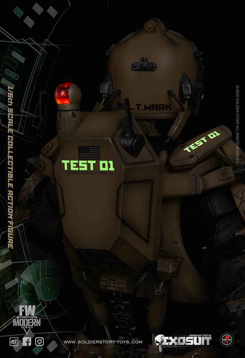 1/6 Individual Soldier Exoskeleton Armored Suit - Prototype-01