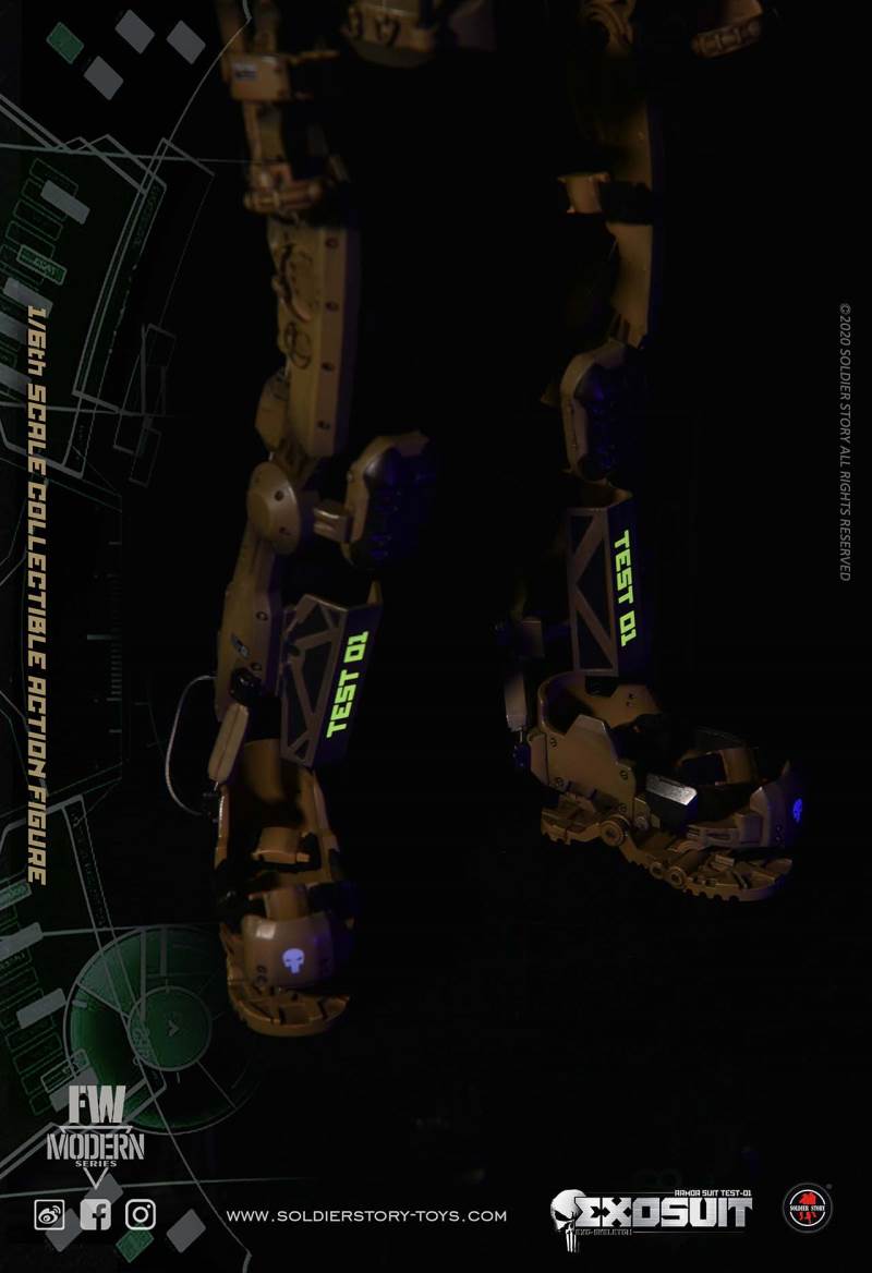 1/6 Individual Soldier Exoskeleton Armored Suit - Prototype-01