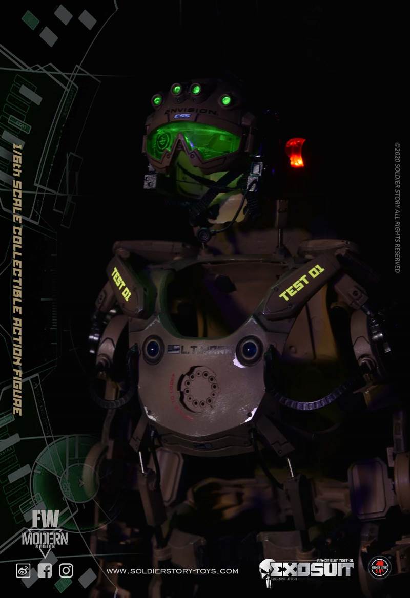 1/6 Individual Soldier Exoskeleton Armored Suit - Prototype-01