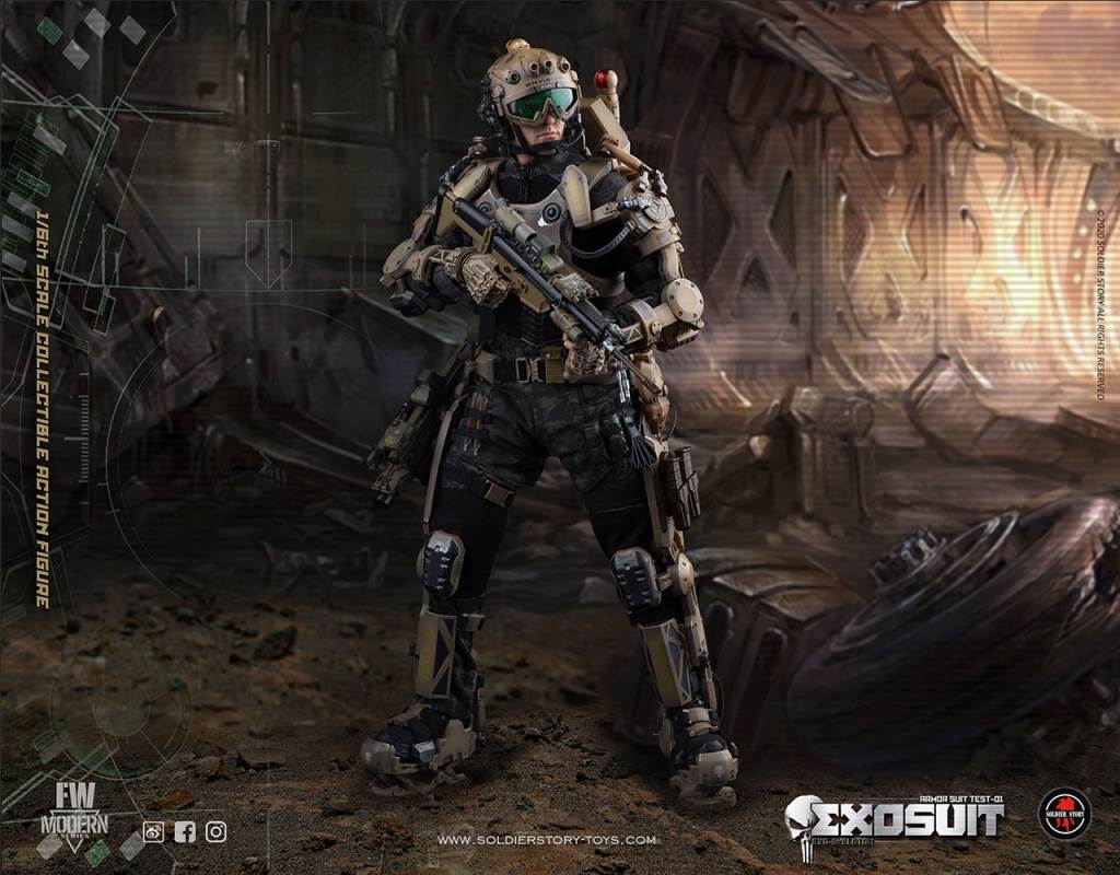1/6 Individual Soldier Exoskeleton Armored Suit - Prototype-01