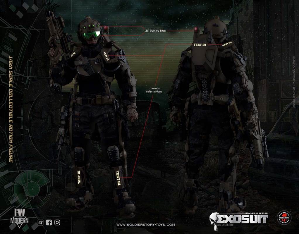 1/6 Individual Soldier Exoskeleton Armored Suit - Prototype-01