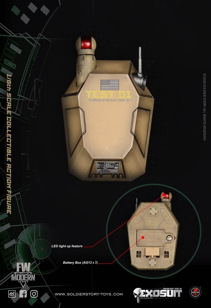 1/6 Individual Soldier Exoskeleton Armored Suit - Prototype-01