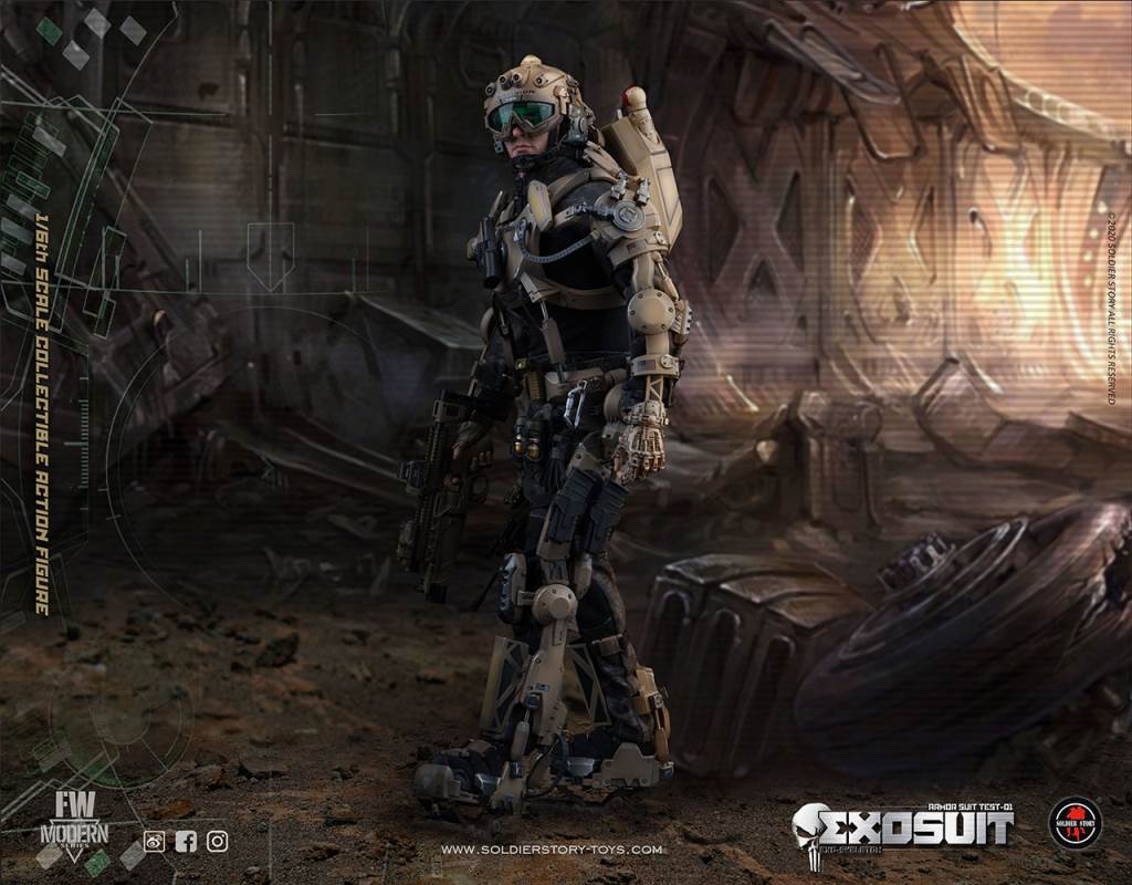 1/6 Individual Soldier Exoskeleton Armored Suit - Prototype-01