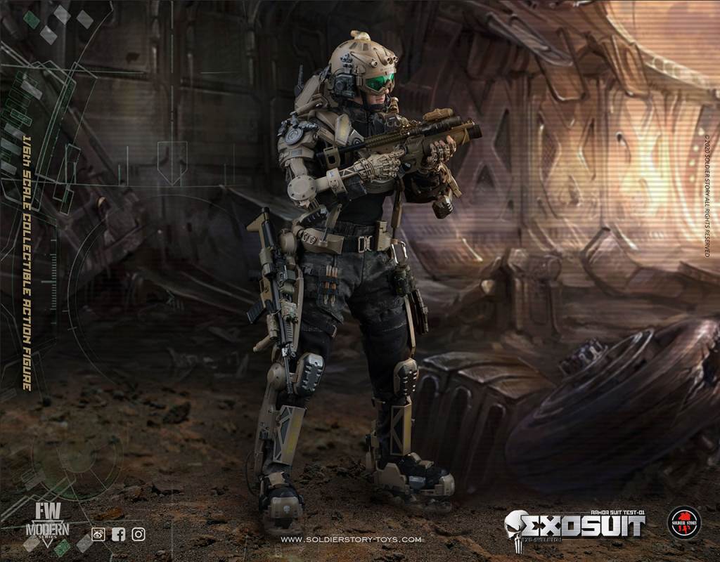 1/6 Individual Soldier Exoskeleton Armored Suit - Prototype-01