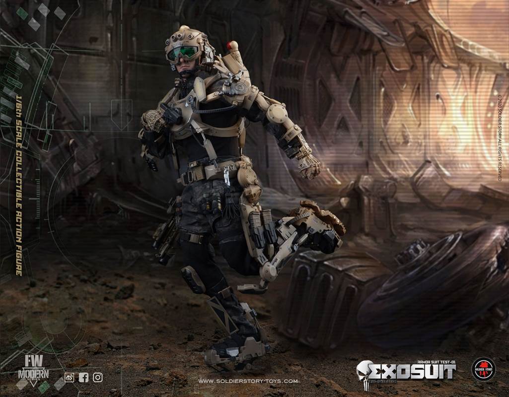 1/6 Individual Soldier Exoskeleton Armored Suit - Prototype-01