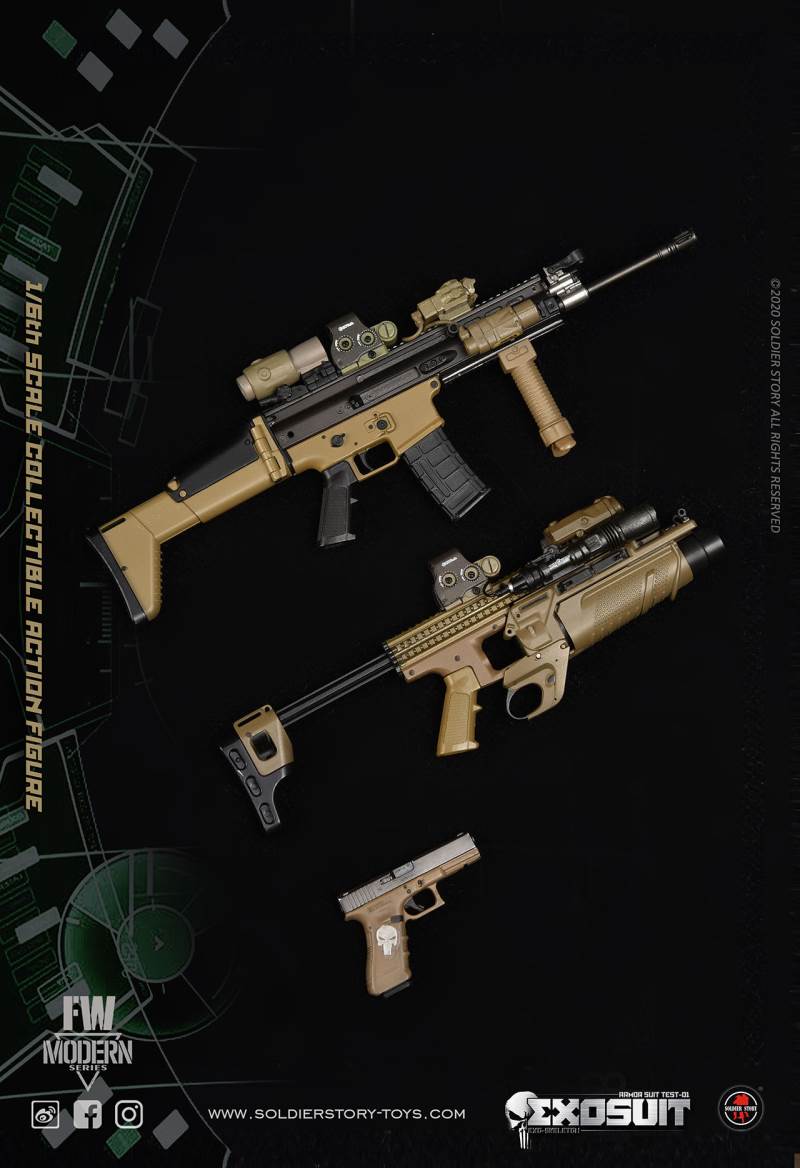 1/6 Individual Soldier Exoskeleton Armored Suit - Prototype-01
