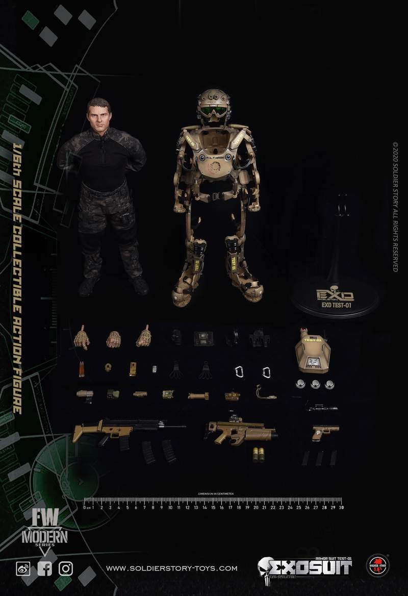 1/6 Individual Soldier Exoskeleton Armored Suit - Prototype-01