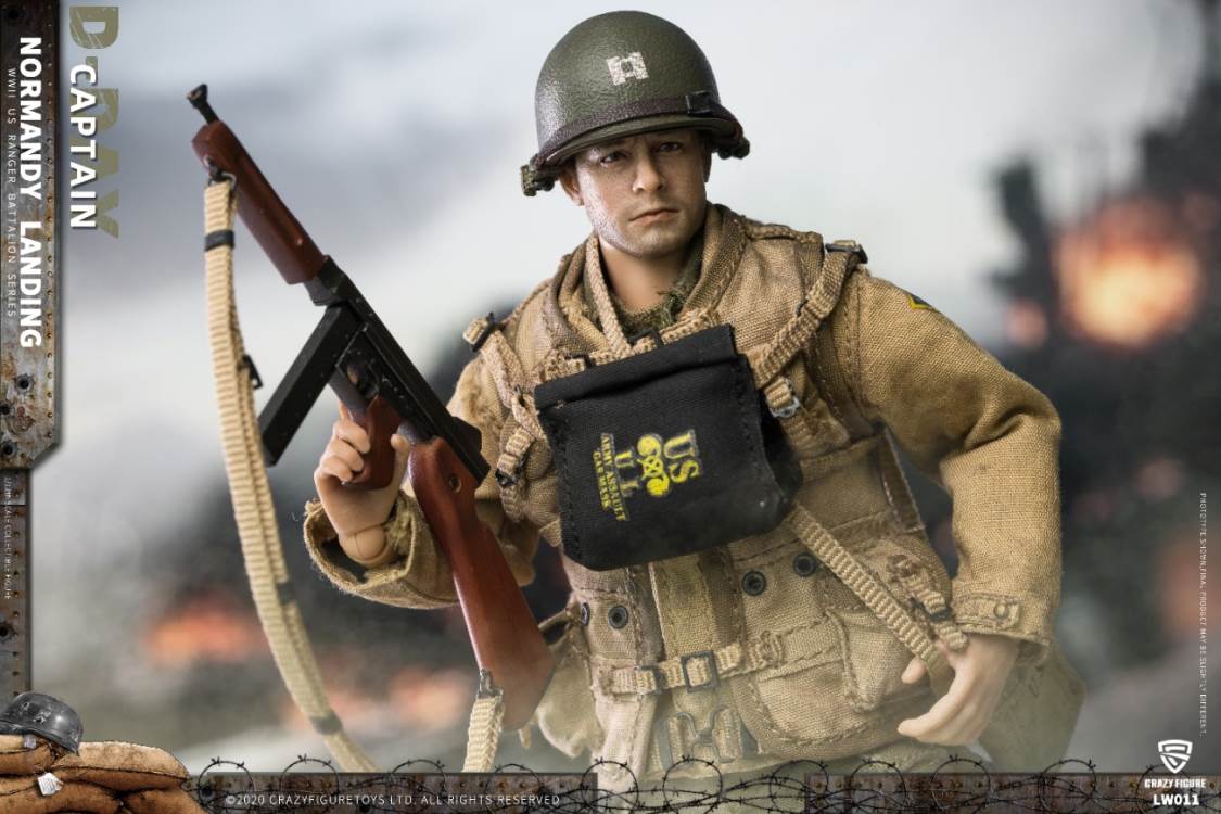 1/12 WWII U.S. Rangers On D-Day Captain