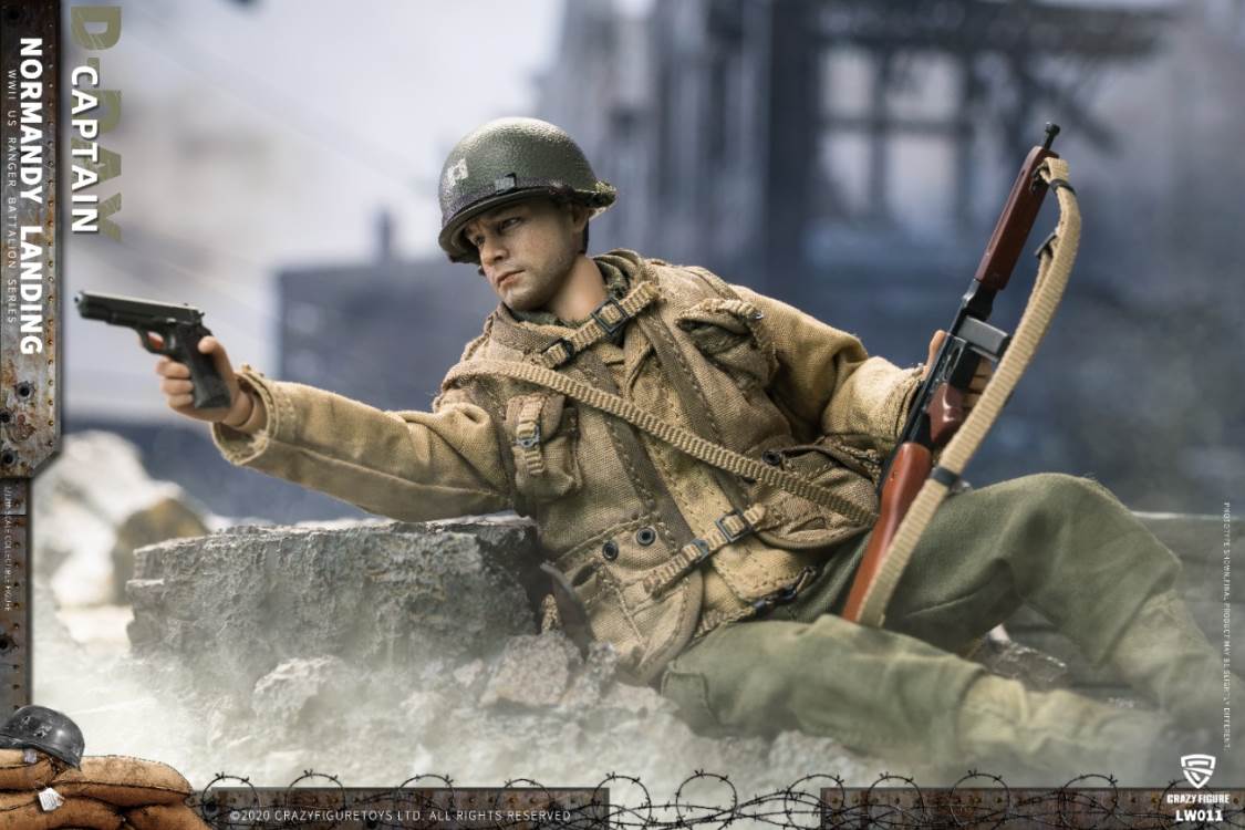 1/12 WWII U.S. Rangers On D-Day Captain