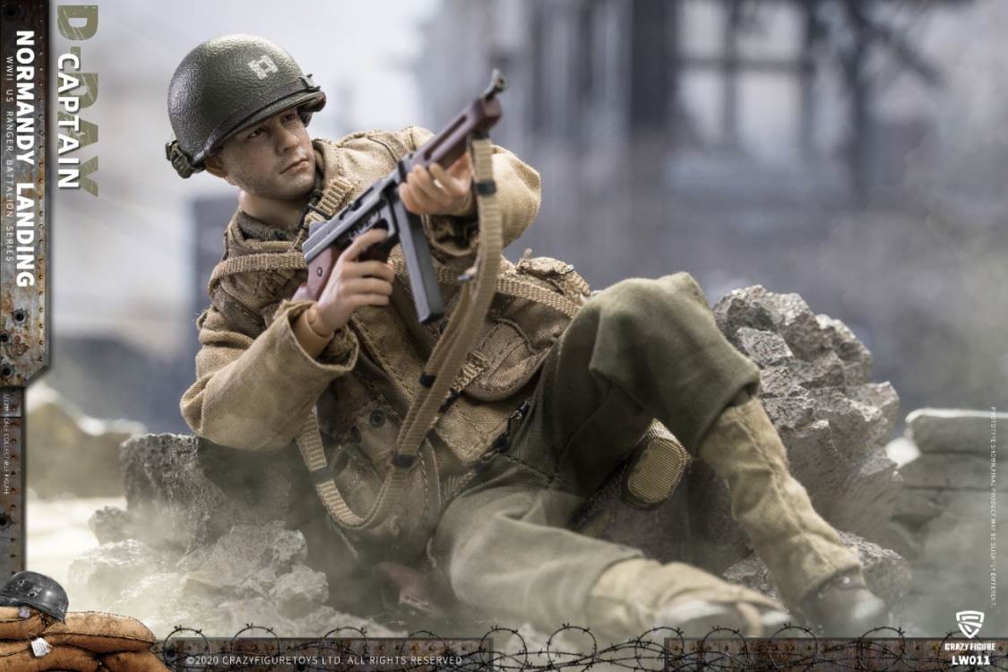 1/12 WWII U.S. Rangers On D-Day Captain