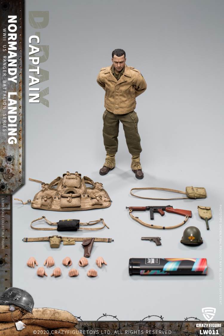 1/12 WWII U.S. Rangers On D-Day Captain