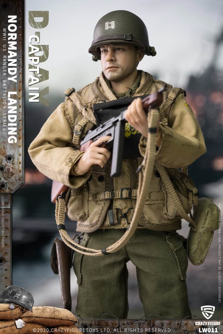 1/12 WWII U.S. Rangers On D-Day Captain