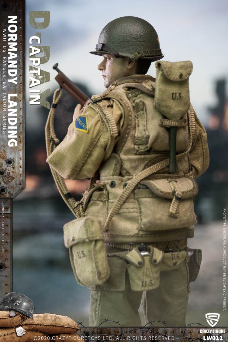 1/12 WWII U.S. Rangers On D-Day Captain