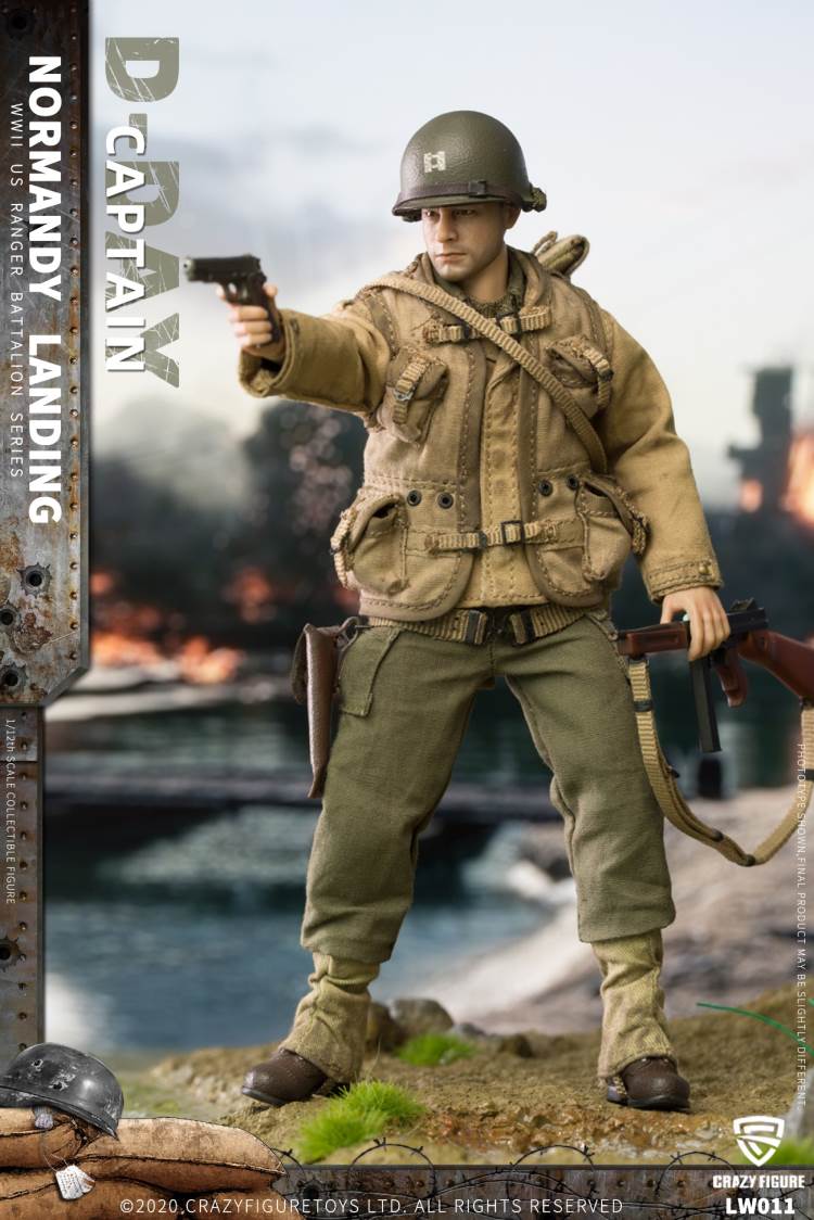 1/12 WWII U.S. Rangers On D-Day Captain