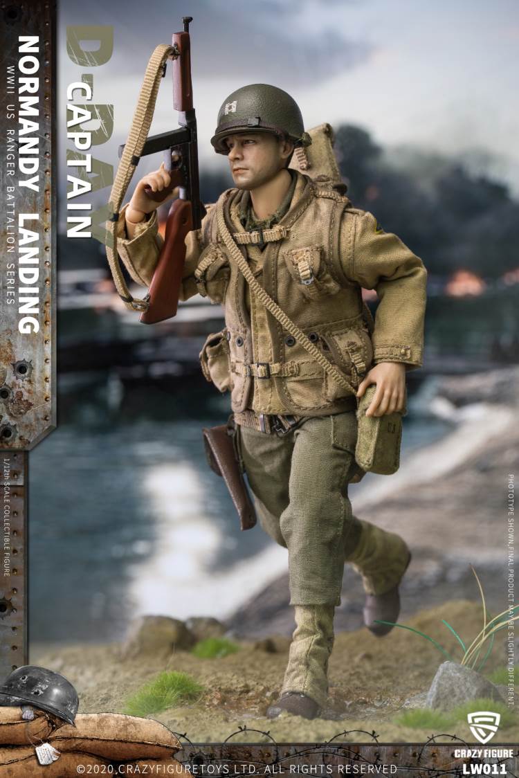 1/12 WWII U.S. Rangers On D-Day Captain
