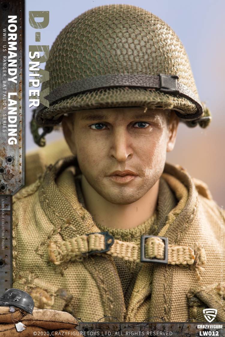 1/12 WWII U.S. Rangers On D-Day  Sniper