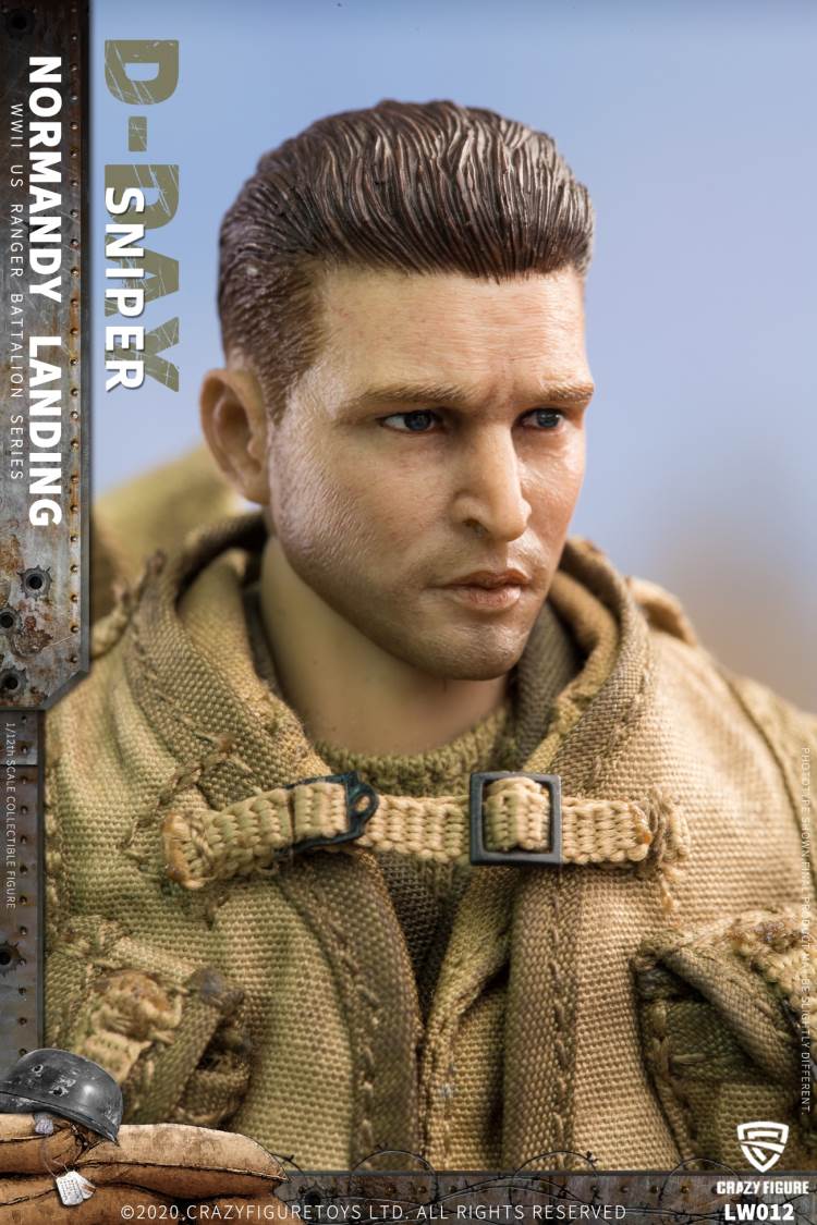 1/12 WWII U.S. Rangers On D-Day  Sniper