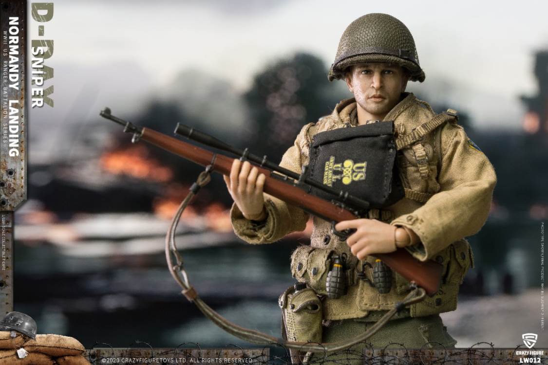 1/12 WWII U.S. Rangers On D-Day  Sniper