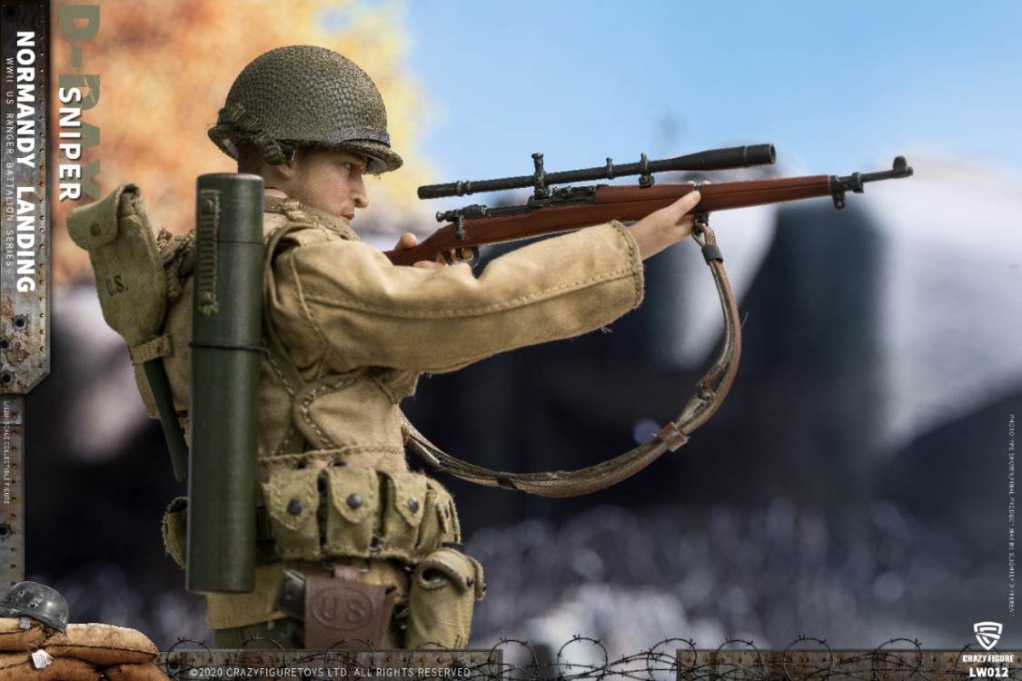 1/12 WWII U.S. Rangers On D-Day  Sniper