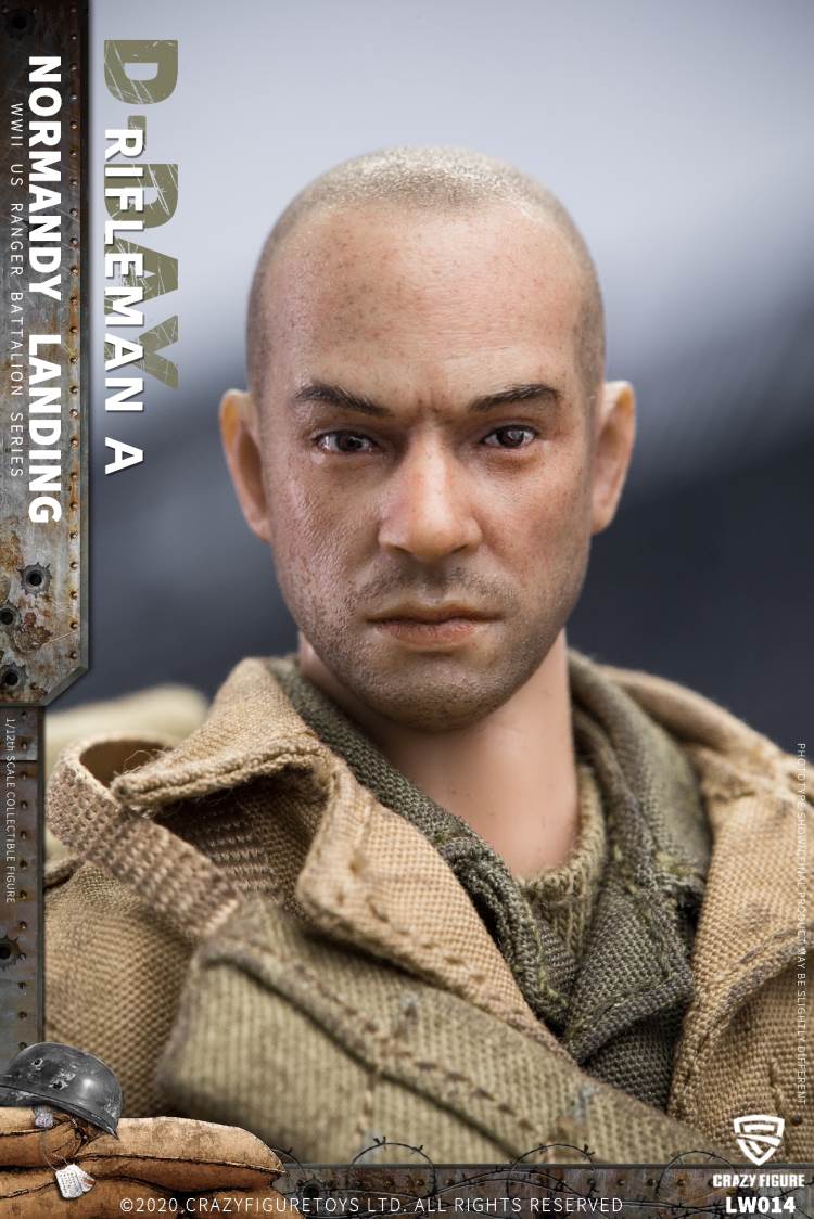 1/12  WWII U.S. Rangers On D-Day  Rifleman A