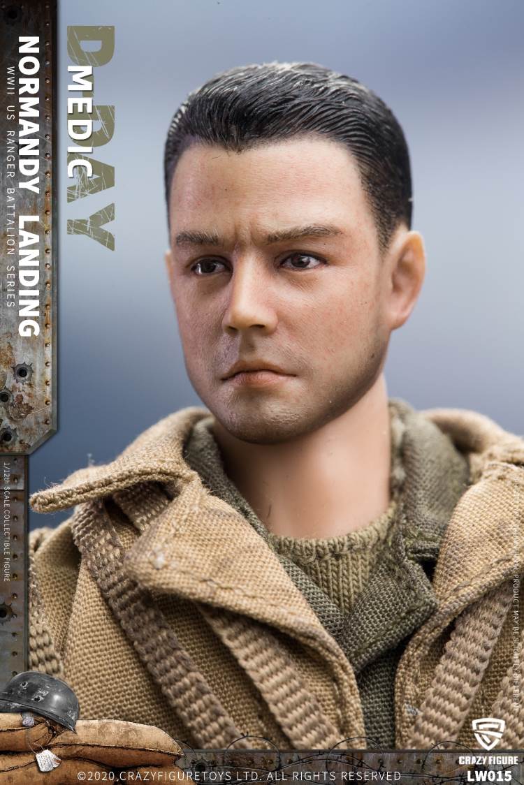 1/12  WWII U.S. Rangers On D-Day Medic