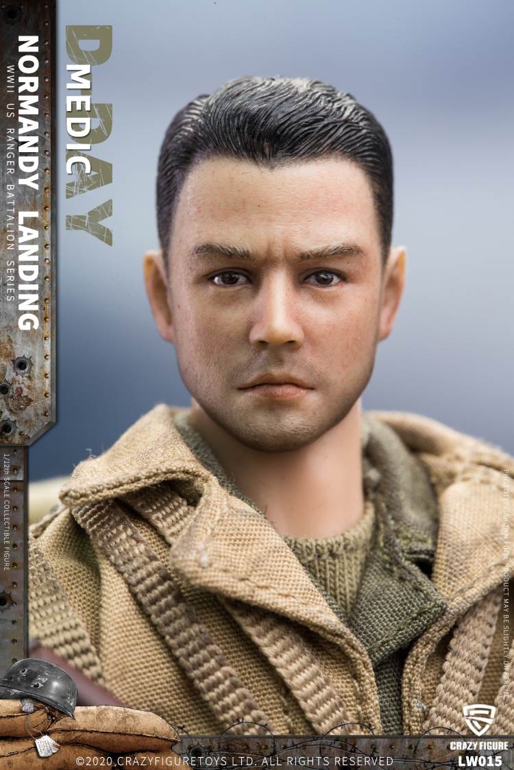 1/12  WWII U.S. Rangers On D-Day Medic