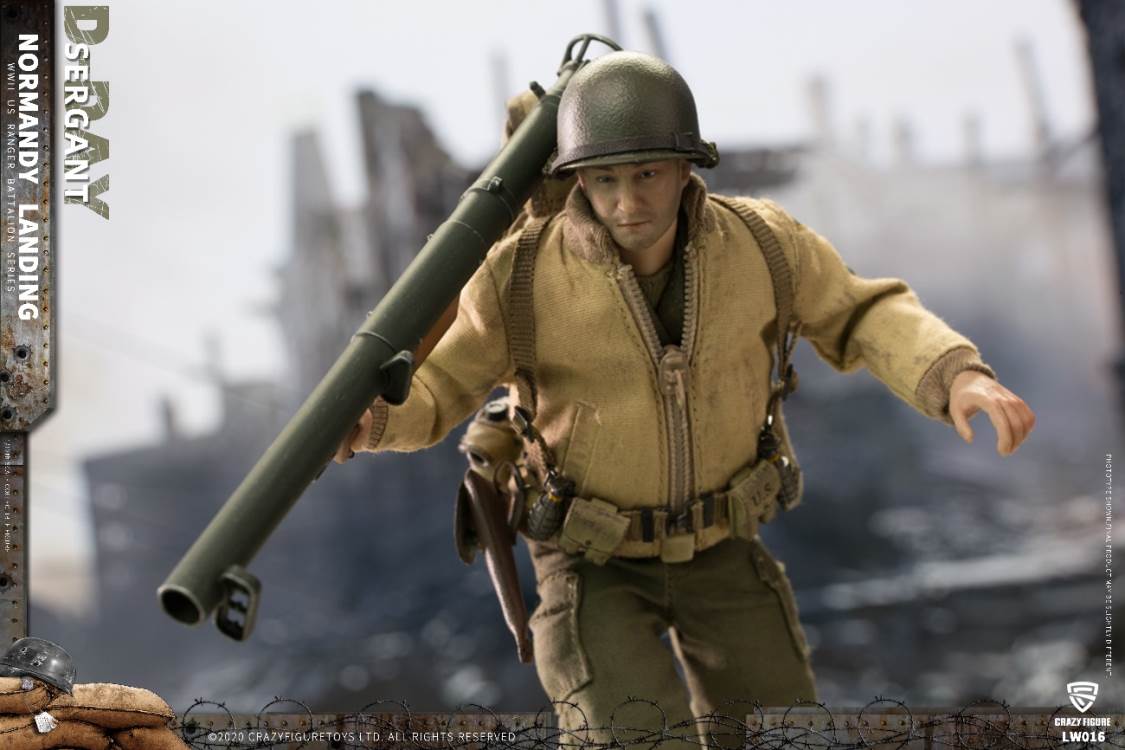 1/12  WWII U.S. Rangers On D-Day   Sergant