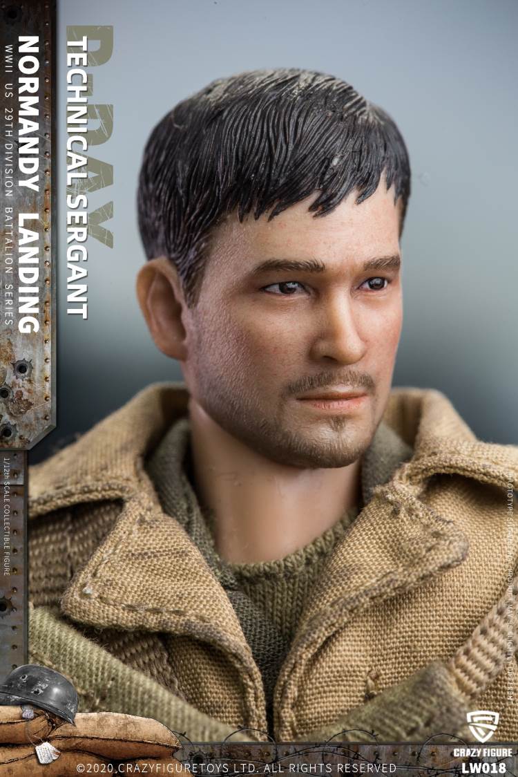 1/12  WWII U.S. 29th division D-Day  Technical Sergant