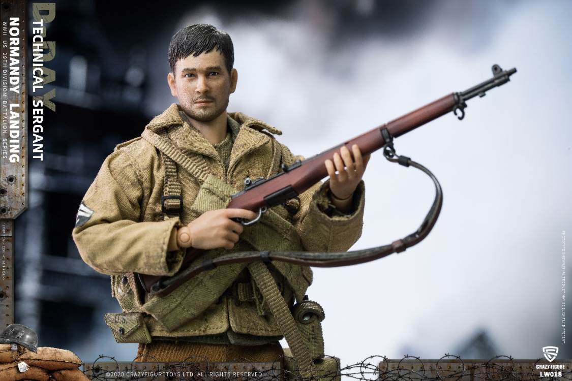 1/12  WWII U.S. 29th division D-Day  Technical Sergant